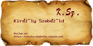 Király Szebáld névjegykártya